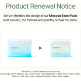 mixsoon Bifida Toner Pad,Moisture Barrier, Bifida Ferment Lysate, Rayon Sponge Pad (280ml/9.46fl.oz/120 Sheets)