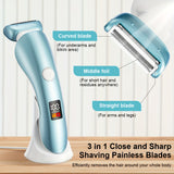 Lady Shaver, Ladies' Multi-functional Electric Hair Remover Set - Portable USB-Charged Hair Shaver, Gentle And Effective Shaving, Suitable for Bikinis, Armpits, Legs And Face, Bikini Waxing, Female Hair Shaver, Women'S Gift