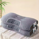 Neck Pillow, Suitable for Soft Sleep, Adjustable Ergonomic Contour Support Pillow, High-Quality Pillow Core, Detachable Pillowcase