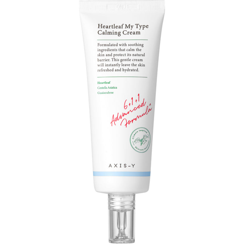 AXIS - Y Heartleaf My Type Calming Cream – Soothing Moisturizer with Houttuynia Cordata for Sensitive & Irritated Skin