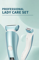 Lady Shaver, Ladies' Multi-functional Electric Hair Remover Set - Portable USB-Charged Hair Shaver, Gentle And Effective Shaving, Suitable for Bikinis, Armpits, Legs And Face, Bikini Waxing, Female Hair Shaver, Women'S Gift