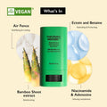 haruharu wonder Black Bamboo Daily Soothing Sun Shield – Lightweight SPF 50+ PA++++ Sunscreen with Calming Botanicals for Sensitive & Oily Skin
