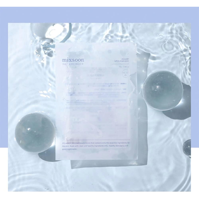 mixsoon Bifida Mask Pack Set – Probiotic Sheet Masks with Bifida Ferment for Strengthened & Hydrated Skin