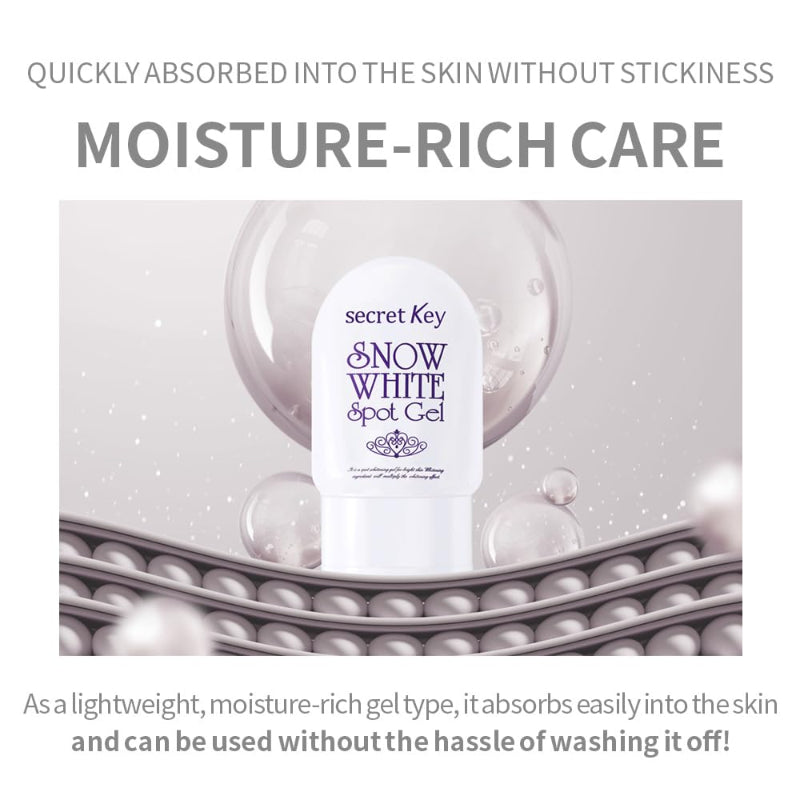 Snow White Spot Gel – Tone-Up Gel with Niacinamide for Dull Skin & Uneven Tone (65g)