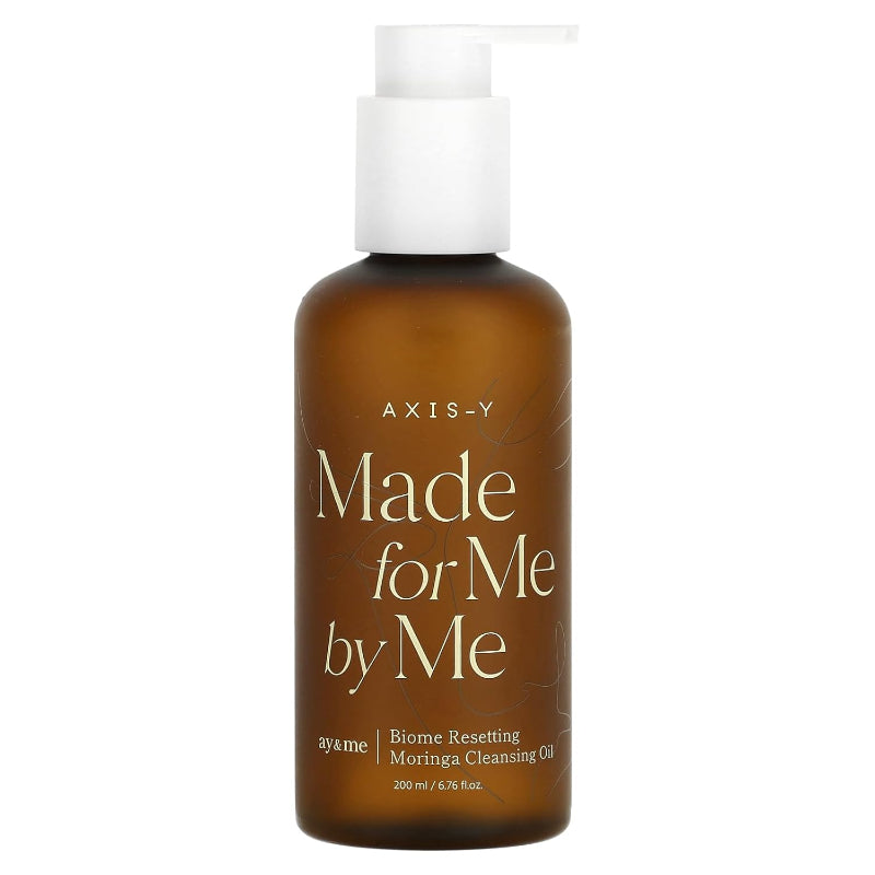 AXIS - Y Biome Resetting Moringa Cleansing Oil – Nourishing Oil Cleanser with Probiotics & Moringa for Balanced, Healthy Skin