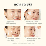 Kojic Acid Turmeric Overnight Wrapping Peel Off Mask – Brightens & Defends Against Skin Stress for a Clear, Glowing Complexion