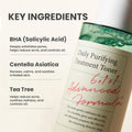AXIS-Y Purifying Treatment Toner with Salicylic Acid & Centella Asiatica - Pore Minimizer, Oil Control & Blemish Treatment Face Exfoliator