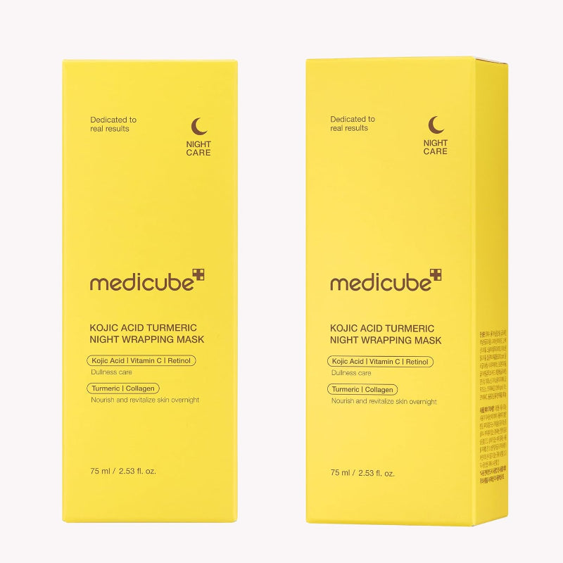 Kojic Acid Turmeric Overnight Wrapping Peel Off Mask – Brightens & Defends Against Skin Stress for a Clear, Glowing Complexion