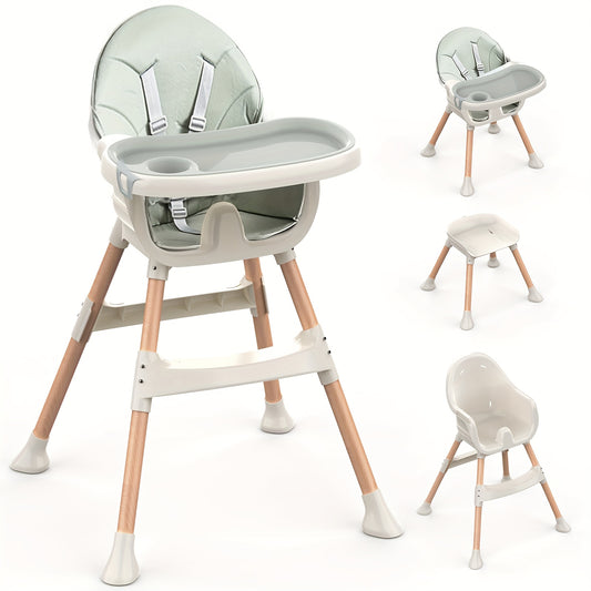 Baby High Chair Modern Portable Youngsters High Chair With Dining Table, Adjustable Height Detachable Double Tray, Easy To Clean, Multifunctional HighChair Feeding, Child Feeding Seat For Baby Boys Girls, Idea For Halloween C