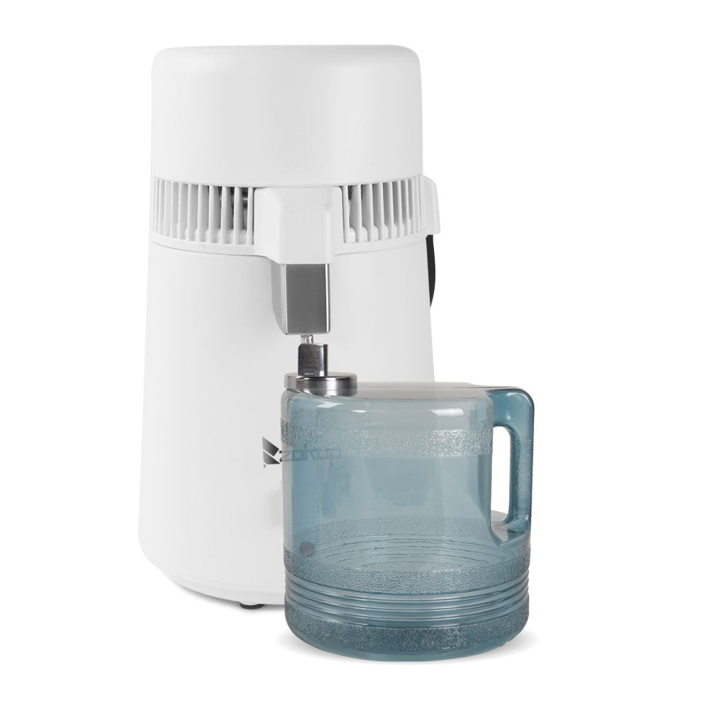 4L Water Distiller Machine 750W 220V Countertop Purifier Stainless Steel Bottle