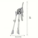 High Chair with Detachable Dining Tray, Foldable Dining Chair