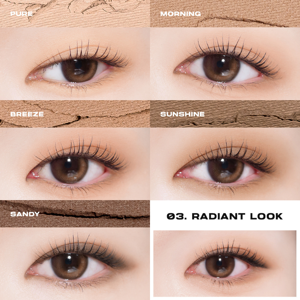 About_Tone Return To Basic Shadow Palette - #03 Radiant (8g)