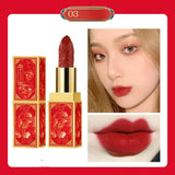 Chinese Style Waterproof Vintage Lipstick Long-Lasting Cosmetic