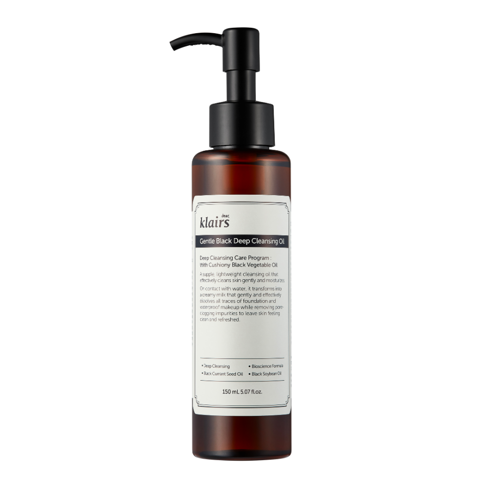 Dear,Klairs Gentle Black Deep Cleansing Oil (150ml)