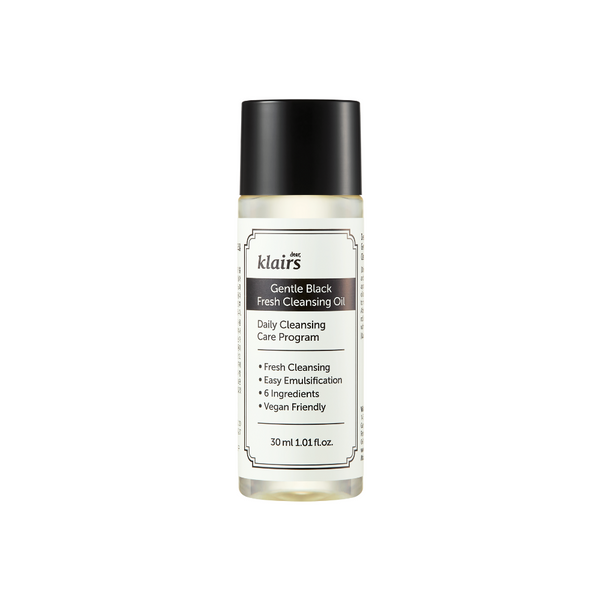 Dear,Klairs Gentle Black Fresh Cleansing Oil - Mini (30ml)