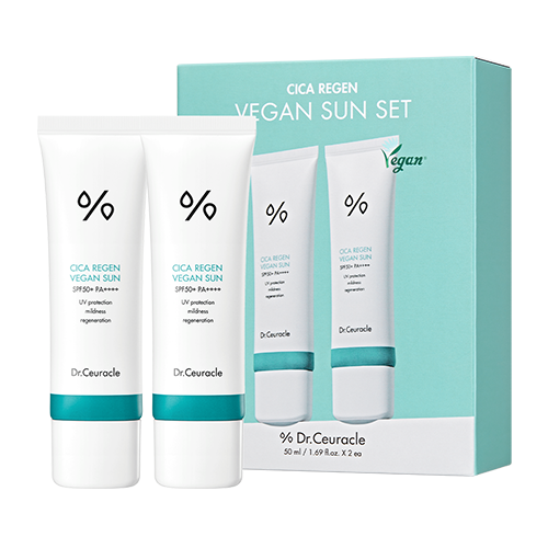 Dr. Ceuracle Cica Regen Vegan Sun Duo Box Set (2x 50ml)