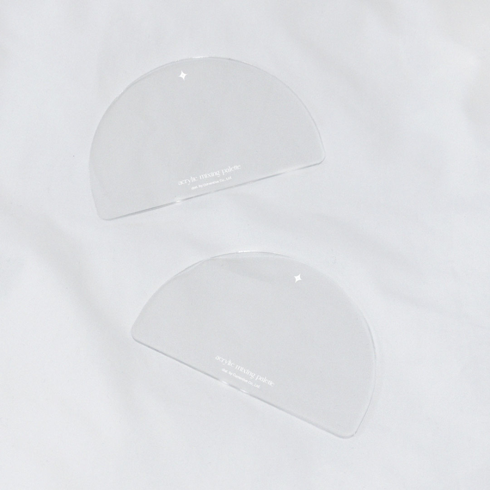 Glow acrylic mixing palette (1pc)