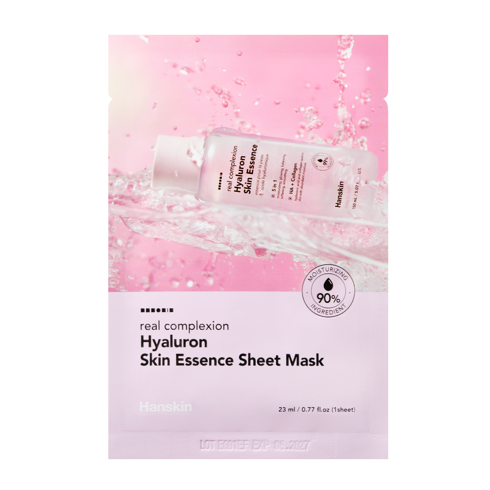 Hanskin Real Complexion Hyaluron Skin Essence Sheet Mask - 1pc