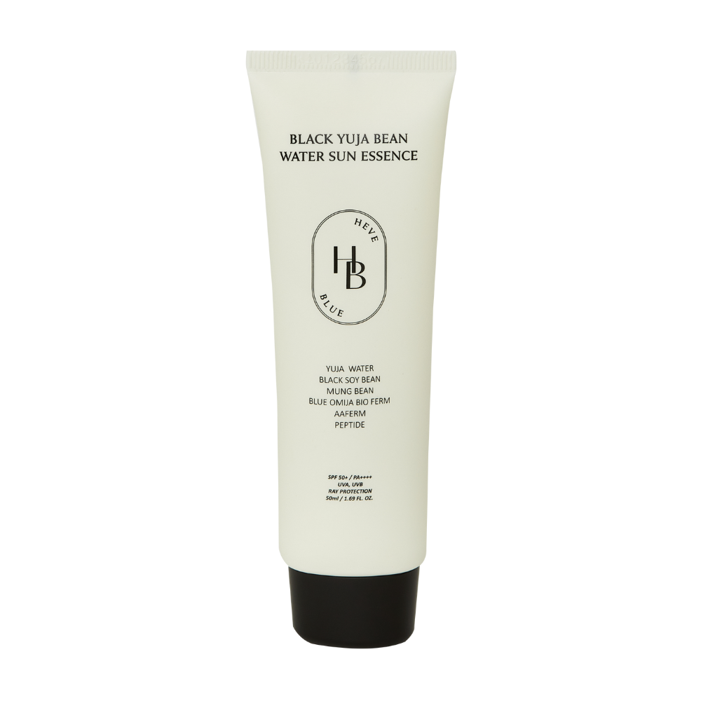 Heveblue Black Yuja Bean Water Sun Essence SPF50+ PA++++ (50ml)