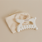 Heveblue Natural White Clay Relaxing Homecare Gua Sha (1pc)