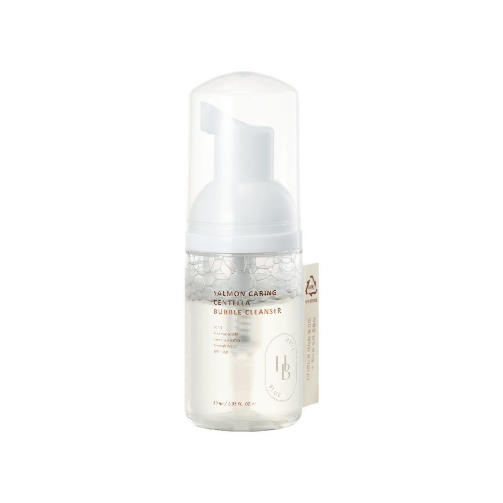 Heveblue Salmon Caring Centella Bubble Cleanser - Mini (30ml)