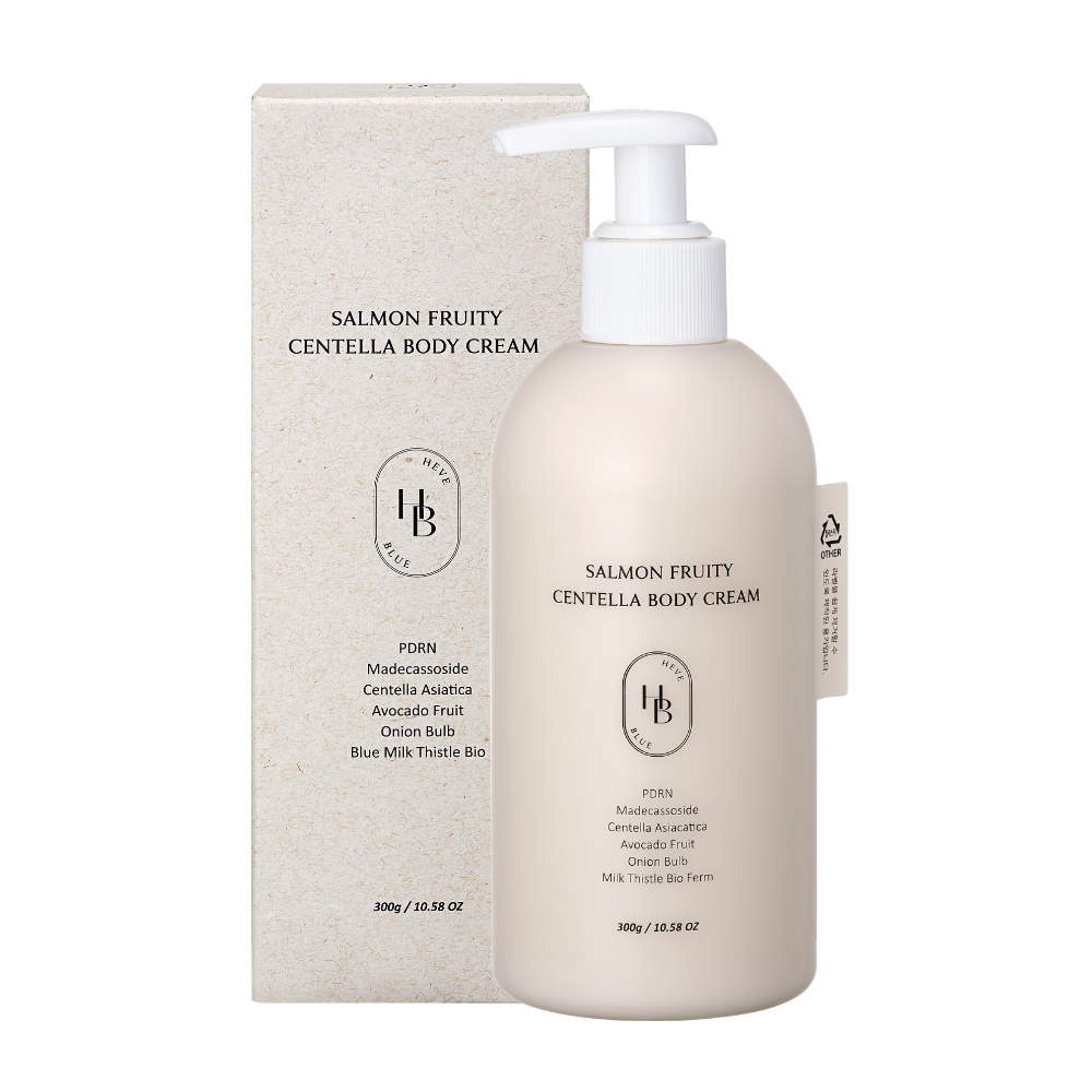 Heveblue Salmon Fruity Centella Body Cream (300ml)