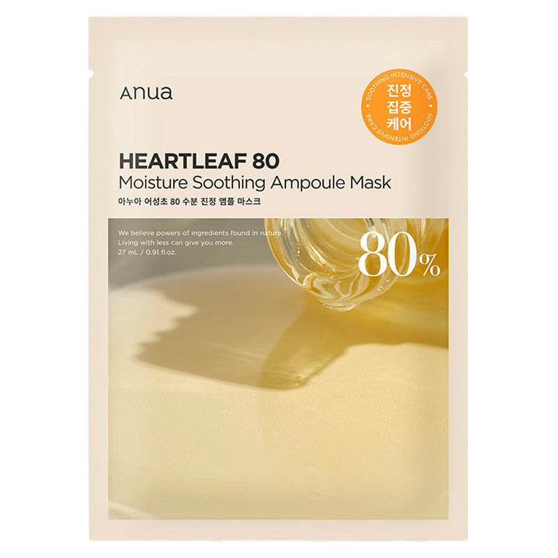 Anua Heartleaf 80 Moisture Soothing Ampoule Mask