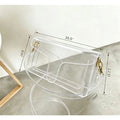 Women's Solid Color Small Square Crossbody Bag Multifunctional Shoulder Purse