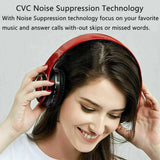RGB Lighting Foldable Over-Ear Stereo Bluetooth Headphones B39