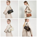 Women's Solid Color Small Square Shoulder Purse Handbag