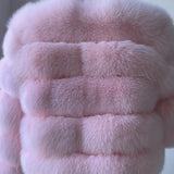 Winter women's Jacket Real Fox fur coat Stand Collar high street Coat real Fox Fur jackets women's coats in promotion WGLUVF FUR