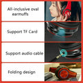 RGB Lighting Foldable Over-Ear Stereo Bluetooth Headphones B39