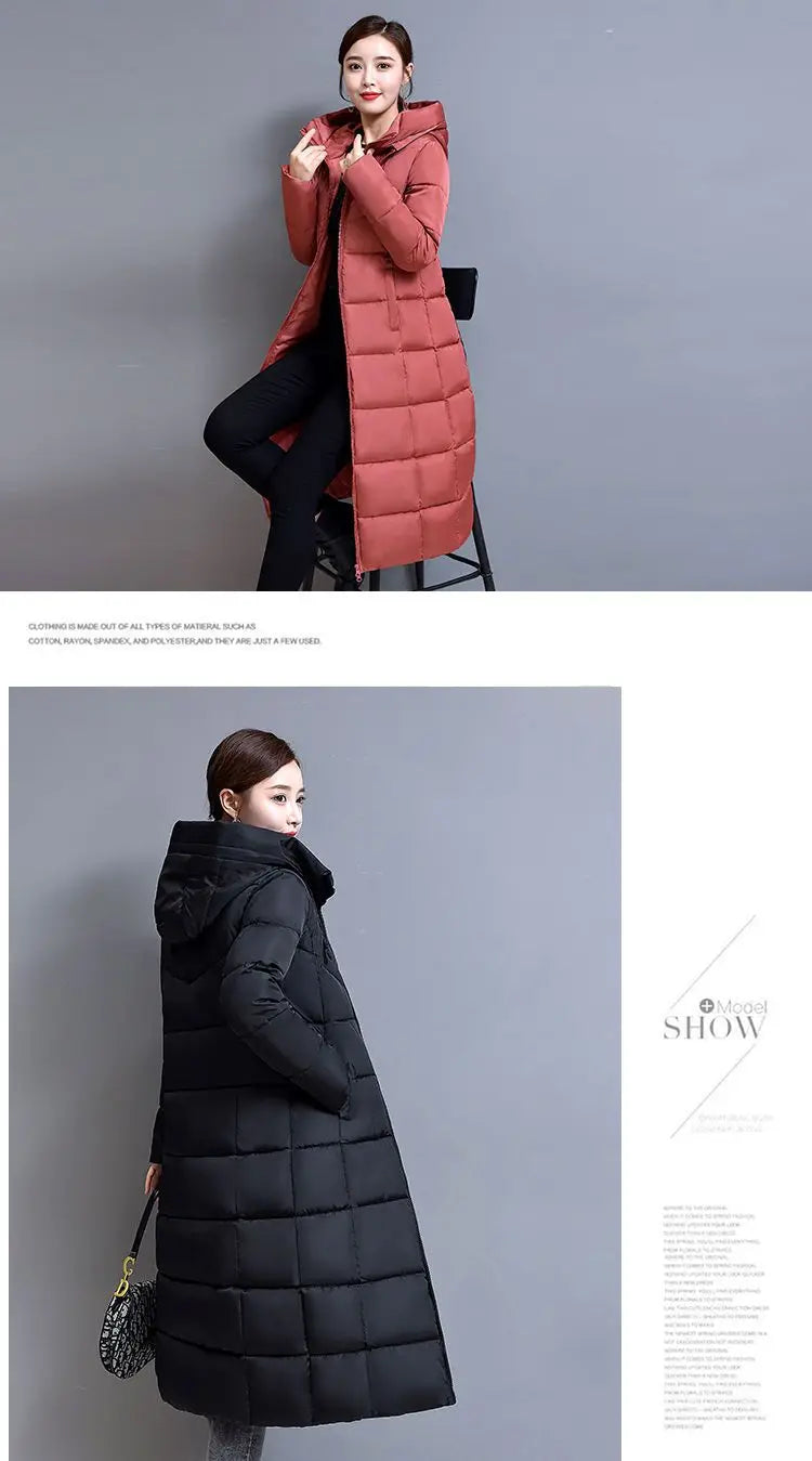 Very Warm Cold Trench Coat for Women Ultra Light Women's Jackets Winter 2025 Long Down Jacket Lightweight Padded Trend Parkas