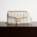 Women's Diamond Quilted Chain Crossbody Bag Square Shoulder Flap Purse