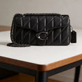 Women's Diamond Quilted Chain Crossbody Bag Square Shoulder Flap Purse