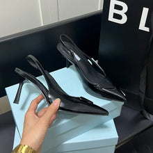 New Women Pumps Sexy Brand Pointed Toe Thin High Heels Women Hollow Elegant Office Shoes Patent Leather Classic Designer Sandals