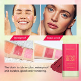 Multi-Use Cream Blush Stick Moisturizing Tinted Blusher 19g