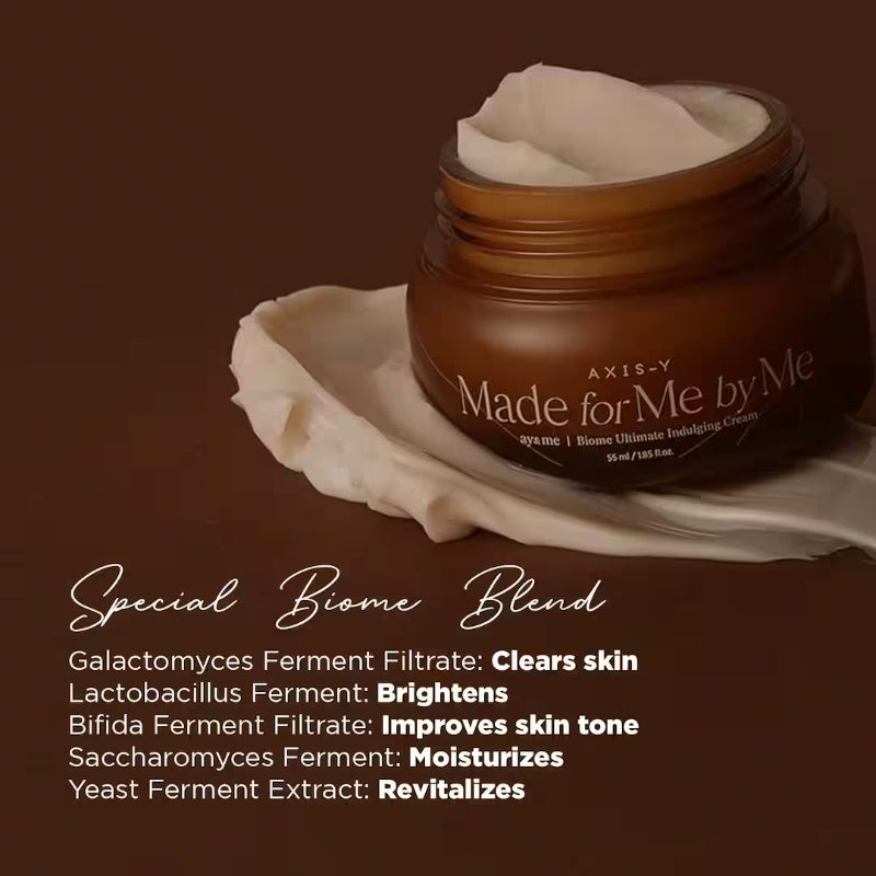 AXIS-Y Biome Ultimate Indulging Cream – Barrier-Strengthening Moisturizer with Probiotics for Dry & Sensitive Skin