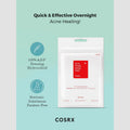 COSRX Acne Pimple Master Patch  Hydrocolloid Spot Treatment for Overnight Use  Blemish Cover Stickers for Whiteheads & Pimples