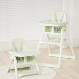 High Chair with Detachable Dining Tray, Foldable Dining Chair
