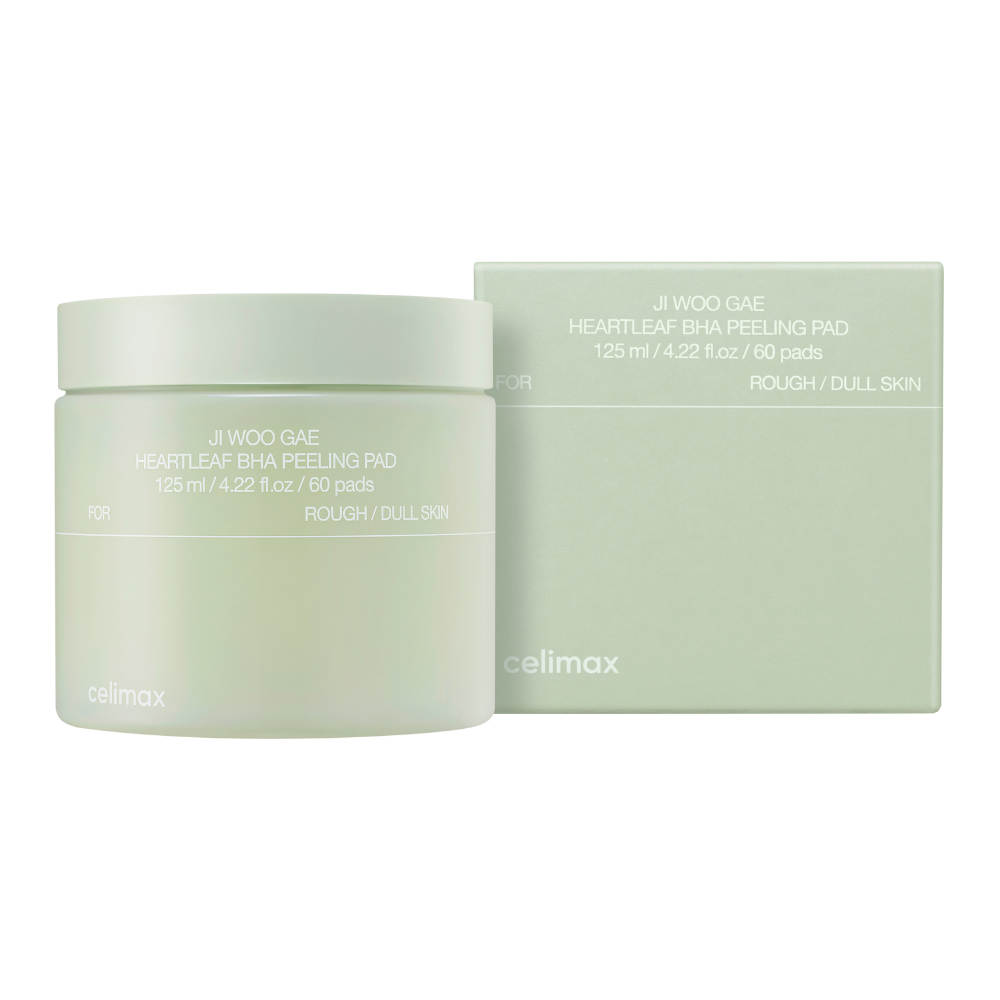Celimax Ji Woo Gae Heartleaf BHA Peeling Pad - 60 pads (125ml)