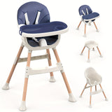 Baby High Chair Modern Portable Youngsters High Chair With Dining Table, Adjustable Height Detachable Double Tray, Easy To Clean, Multifunctional HighChair Feeding, Child Feeding Seat For Baby Boys Girls, Idea For Halloween C