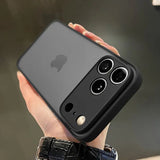 The New Luxury Semi-Transparent Frosted Phone Case Is Compatible with for iphone 17 Pro Max, Air 16, 15, 14, 13, 12 Pro Max Plus, 11, And 17 Pro Max. It Features Shockproof Soft Edges And a Hard PC Back Cover, Making It a Mod