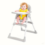 High Chair with Detachable Dining Tray, Foldable Dining Chair