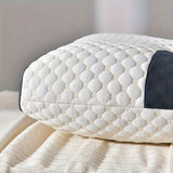 Neck Pillow, Suitable for Soft Sleep, Adjustable Ergonomic Contour Support Pillow, High-Quality Pillow Core, Detachable Pillowcase