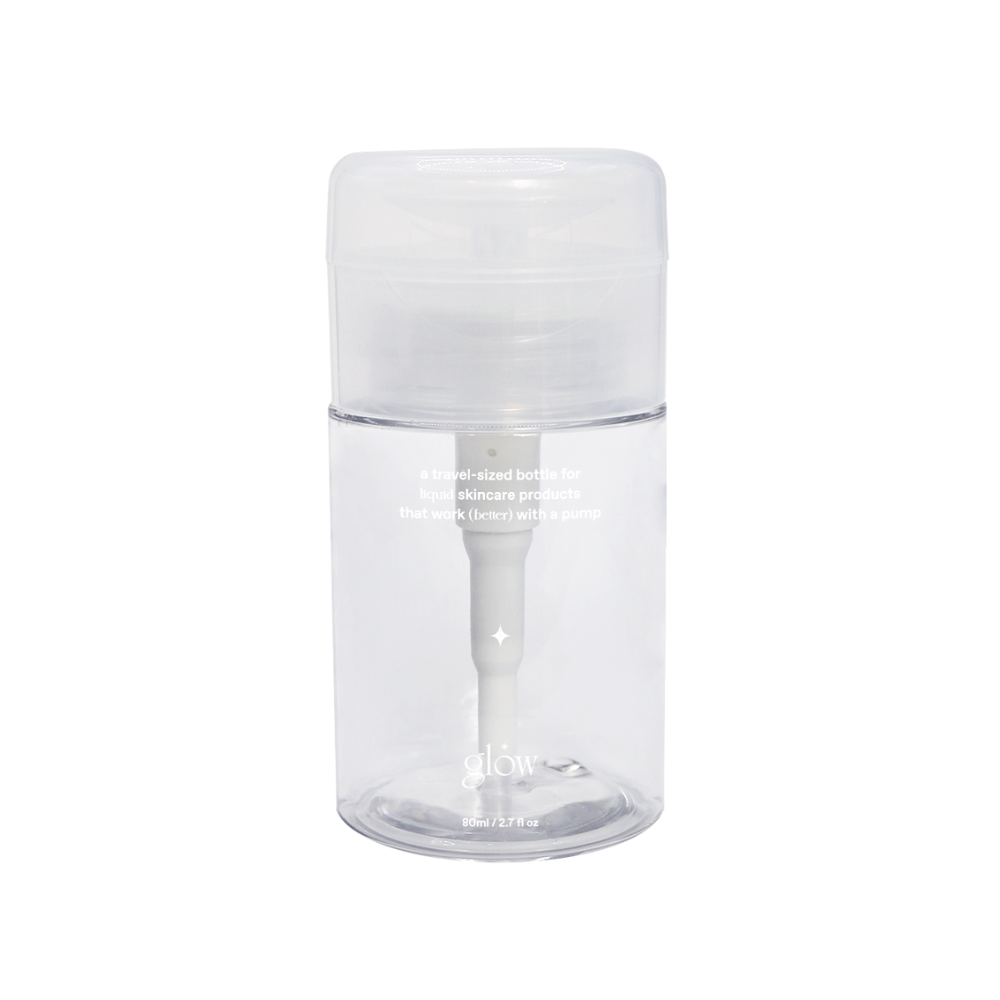 Glow  mini pump bottle (80ml) - 1pc
