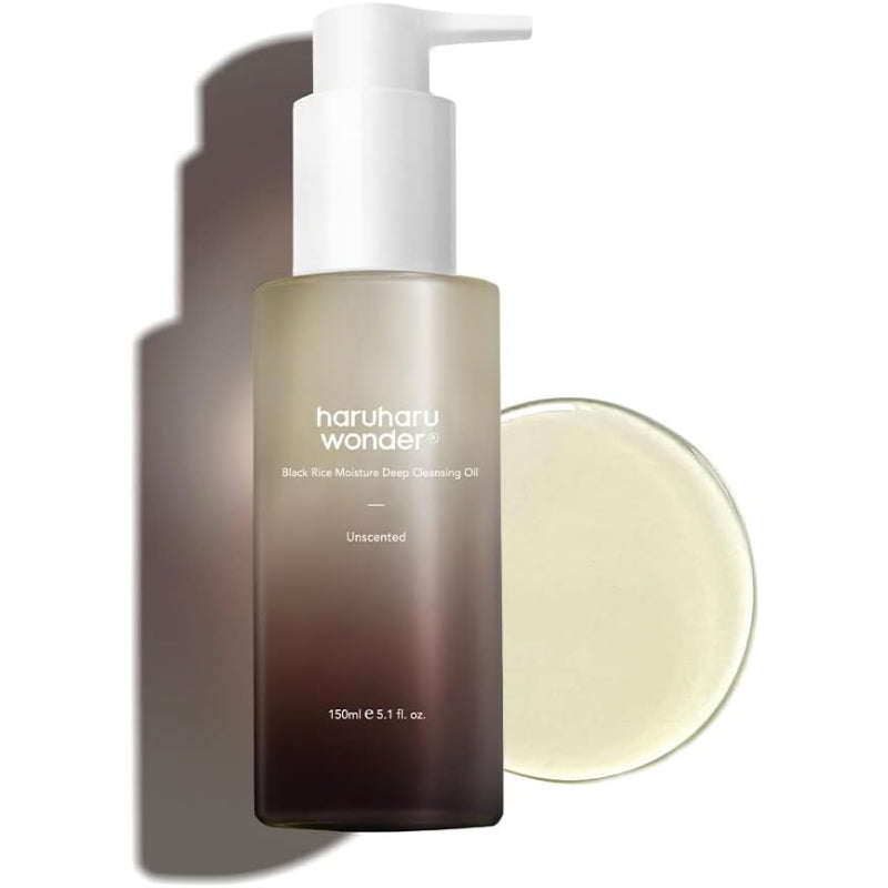 HaruHaru Wonder Black Rice Moisture Deep Cleansing Oil – Gentle & Nourishing Oil Cleanser