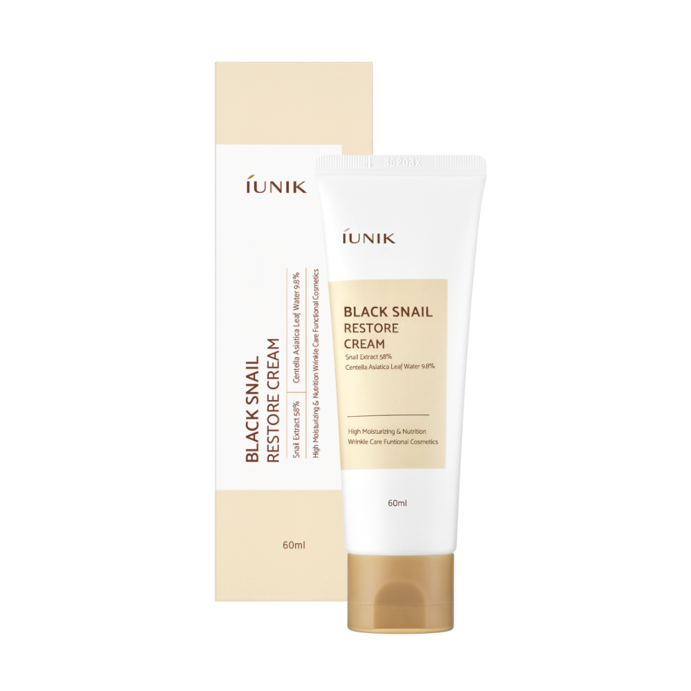 Iunik Black Snail Restore Cream (60ml)